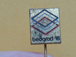 Badge Z-52-1 - BOX, BOXE,- BOXING TOURNAMENT BEOGRAD 78, SERBIA, BELGRADE - Boxing