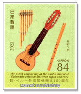 Japan 2023 Peru (B20) Ethnische Musikinstrumente Instruments De Musique Strumenti Musicali Musical Instruments - Neufs