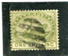 8AUSTRALIA/WESTERN AUSTRALIA - 1885  1s  OLIVE  FINE  USED   SG 102 - Gebruikt