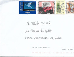 CURIOSITE / TEST AUTOMATIONFRANCE 2023  TM5011 / 489 // 4 Timbres Dont 2 Tableaux Magritte Et Duffy - Brieven En Documenten