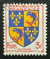 FRA0954UH - Armoiries De Provinces (VI) - Dauphiné - 3 F Used Stamp - 1953 - France YT 954 - 1941-66 Armoiries Et Blasons