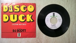 Vinile 45 Giri - D.J. Scott - Disco Duck - Take It - Autore Rick Dees - Disco, Pop