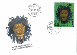 Cryptostamp Lion Groen-vert-green -grun-2023 - Storia Postale