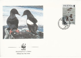 26008 ) GB UK Isle Of Man WWF 1989 Bird  - Briefe U. Dokumente