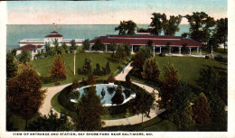 M4 - View Of Entrance And Station, Bay Shore Park Near Baltimore, Md. - Baltimore