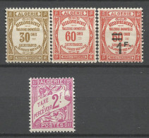 ALGERIE LOT TAXE NEUF* TRACE DE CHARNIERE   / Hinge / MH - Luftpost