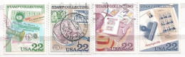USA 1986 Stamp Collecting Cpl 4v Set From Booklet - SC. # 2198/2201 - VFU - Multiples & Strips