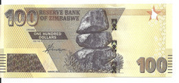 ZIMBABWE 100 DOLLARS 2020 UNC P 106 - Zimbabwe