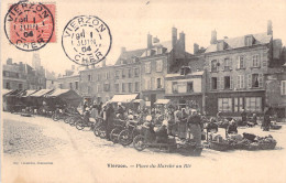 FRANCE - Vierzon - Place Du Marché Au Blé - Carte Postale Ancienne - Vierzon