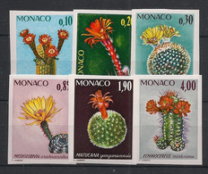 MONACO - 1974 - N°YT. 997 à 1002 - Cactus - Non Dentelé / Imperf. - Neuf Luxe ** / MNH / Postfrisch - Varietà