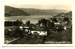 CPSM  GEP 9 X 14 Isère  PALADRU Vue Générale Et Le Lac - Paladru