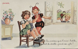 4651 -  CPA  De  JANSER   -  Enfants ( Genre Bouret)  Circulée En 1953  -  RARE - Janser