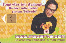 F1253  10/2002 - MACARTE.COM " Fou D'amour "  - 50 GEM2 - 2002