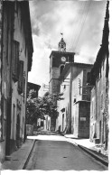 NANS LES PINS - Clocher Et Rue De L'église - Nans-les-Pins