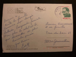 CP Pour La FRANCE TP 1000 L OBL.18 3 02 ANTALYA - Lettres & Documents