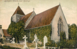 Postcard United Kingdom England Hastings Hollington Church - Hastings