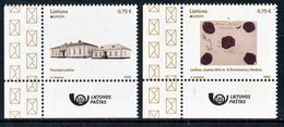 LITHUANIA/Litauen, EUROPA 2020 "Ancient Postal Routes" Set Of 2v** - 2020