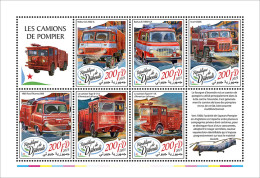 Djibouti  2023 Fire Trucks (344a04) OFFICIAL ISSUE - LKW