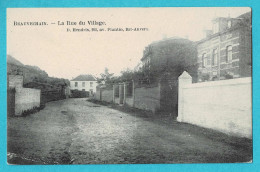 * Bevekom - Beauvechain (Waals Brabant Wallon) * (D. Hendrix) La Rue Du Village, Straatzicht, Unique, Old, Rare - Beauvechain