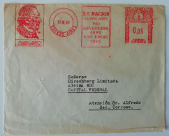EMA Argentina 1945 - Bueno Aires La Nacion 75° Anniversario - Franking Labels