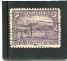 AUSTRALIA/TASMANIA - 1911  2d  VIOLET  PERF 12 1/2  FINE USED  SG 259 - Oblitérés