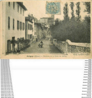 WW 69 GRIGNY. Vendeur Ambulant Sur La Descente De La Halte Du Sablon 1905 - Grigny