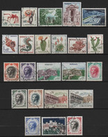 Monaco -1960  - Prince Rainier, Flore, Faune Et Vues   - N° 537A à 550A - Série Complète - Oblitérés - Used - Gebraucht