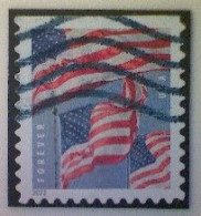 United States, Scott #5659, Used(o) Booklet, 2022, Flag Definitive, (58¢) Foreever - Oblitérés