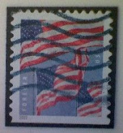 United States, Scott #5659, Used(o) Booklet, 2022, Flag Definitive, (58¢) Foreever - Oblitérés