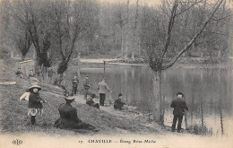 Chaville         92         Etang De Brise-Miche.  Pêcheurs à La Ligne         (Voir Scan) - Chaville