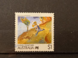 FRANCOBOLLI STAMPS AUSTRALIA AUSTRALIAN 1988 USED SERIE VIVERE INSIEME CARTONI CARTOON OBLITERE' - Used Stamps