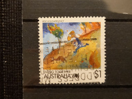 FRANCOBOLLI STAMPS AUSTRALIA AUSTRALIAN 1988 USED SERIE VIVERE INSIEME CARTONI CARTOON OBLITERE' - Usati