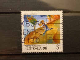 FRANCOBOLLI STAMPS AUSTRALIA AUSTRALIAN 1988 USED SERIE VIVERE INSIEME CARTONI CARTOON OBLITERE' - Usati