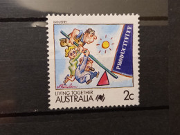 FRANCOBOLLI STAMPS AUSTRALIA AUSTRALIAN 1988 USED SERIE VIVERE INSIEME CARTONI CARTOON OBLITERE' - Usati