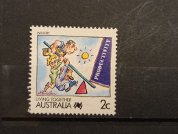 FRANCOBOLLI STAMPS AUSTRALIA AUSTRALIAN 1988 USED SERIE VIVERE INSIEME CARTONI CARTOON OBLITERE' - Usati