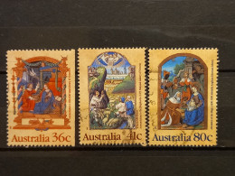 FRANCOBOLLI STAMPS AUSTRALIA AUSTRALIAN 1989 USED SERIE COMPLETA COMPLETE NATALE NOEL CHRISTMAS OBLITERE' - Gebruikt