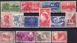 YT 386 à 388, 391 à 397, 412, 415 à 417 - Used Stamps