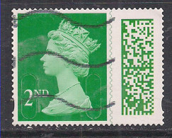 GB 2022 QE2 2nd Green Barcode Machin Used MEIL SG V4502 ( B1243 ) - Zonder Classificatie