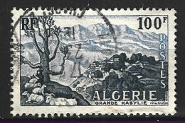 ALGERIE. N°331 Oblitéré De 1955. Paysage De Grande Kabylie. - Oblitérés