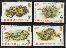 Maagdeneilanden 2005, Postfris MNH, WWF, Mona Island-Boa, Snakes - British Virgin Islands