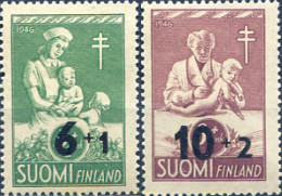 102568 MNH FINLANDIA 1947 A BENEFICIO DE OBRAS CONTRA LA TUBERCULOSIS - Nuevos