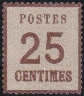 Alsace  .  Y&T   .   7    (2 Scans)   .   Signé    .   (*)    .    Neuf Sans  Gomme - Unused Stamps