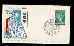 1959 1093 FDC (Liége) : Journée Du Timbre / Dag Van De Postzegel - 1951-1960