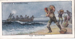 Smugglers & Smuggling 1932 -  Ogden Cigarette Card - Original - 24 The Surprise - Ogden's