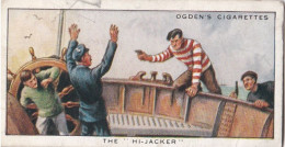 Smugglers & Smuggling 1932 -  Ogden Cigarette Card - Original - 45 The Hi Jacker - Ogden's