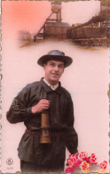 FANTAISIES - Homme - Usine - Carte Postale Ancienne - Männer