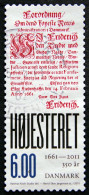 Denmark  2011    Supreme Court 350 Year Anniversary   MiNr.1636    (O)   ( Lot  B 2106 ) - Used Stamps