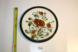 E2 Assiette - BOCH - Belgium - Argenteuil Fait Main - Décor Inaltérable - Motif Floral - Vintage 1960 - 4 - Boch (BEL)