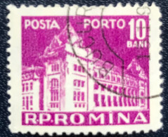 Romana - Roemenië - C14/54 - 1957 - (°)used - Michel 103 - Postkantoor - Postage Due