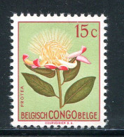 CONGO BELGE- Y&T N°303- Neuf Sans Charnière ** (fleurs) - Unused Stamps